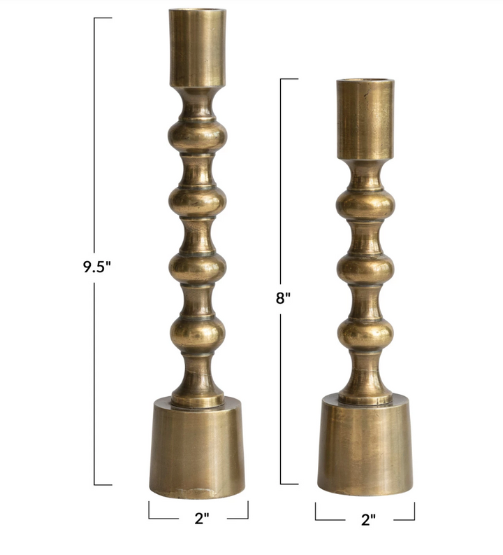 Antique Gold Taper Holders