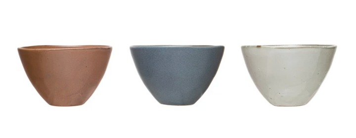 Reactive Glaze Stoneware Bowl