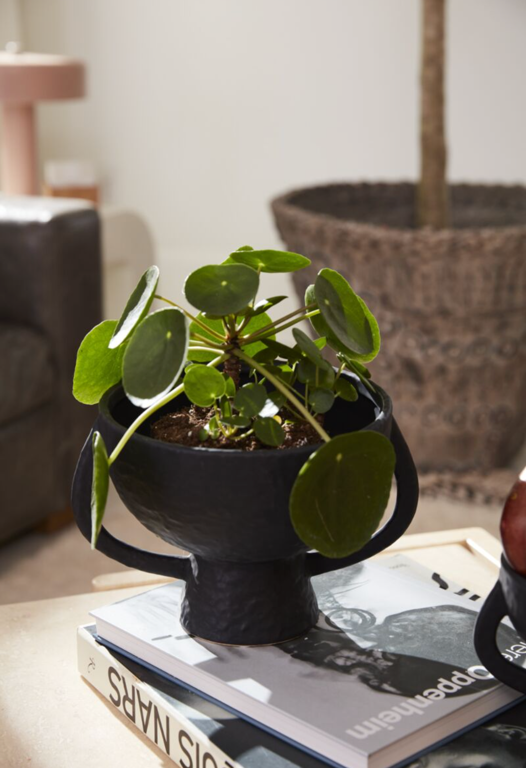 Black Planter w/ Handles