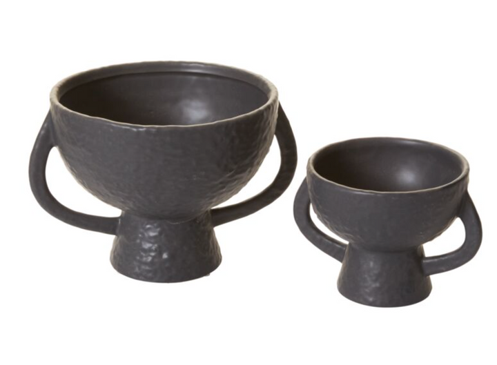 Black Planter w/ Handles