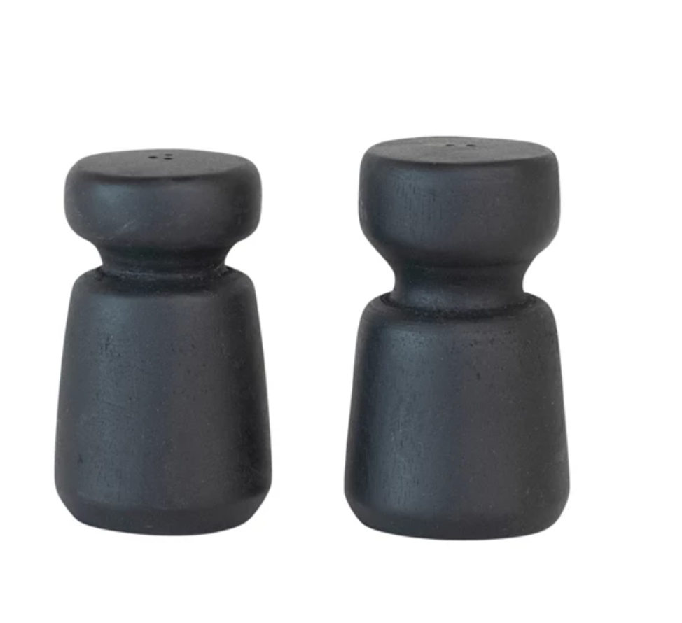 Black Wood S&amp;P Shakers