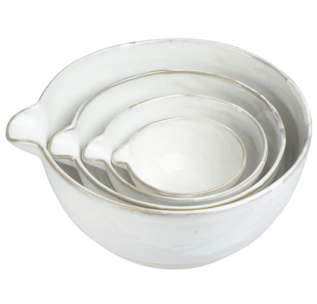 Stoneware Batter Bowls with Glaze