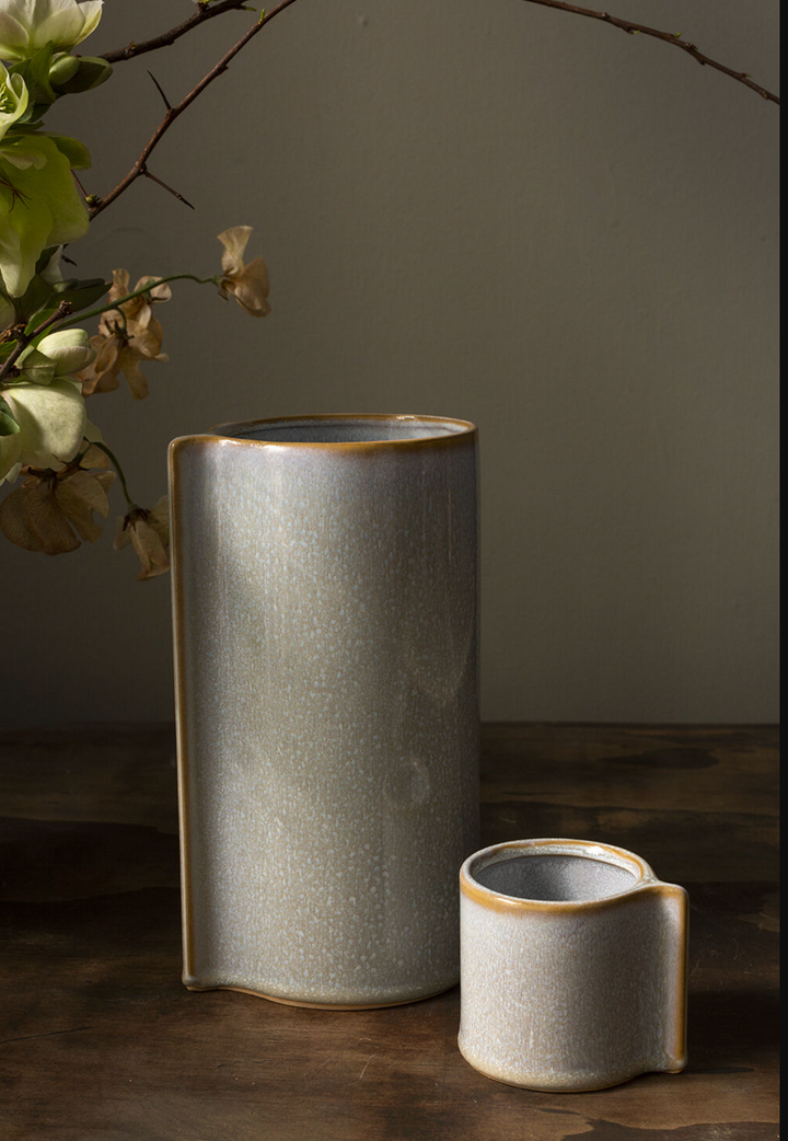 Light Blue Ceramic Vase