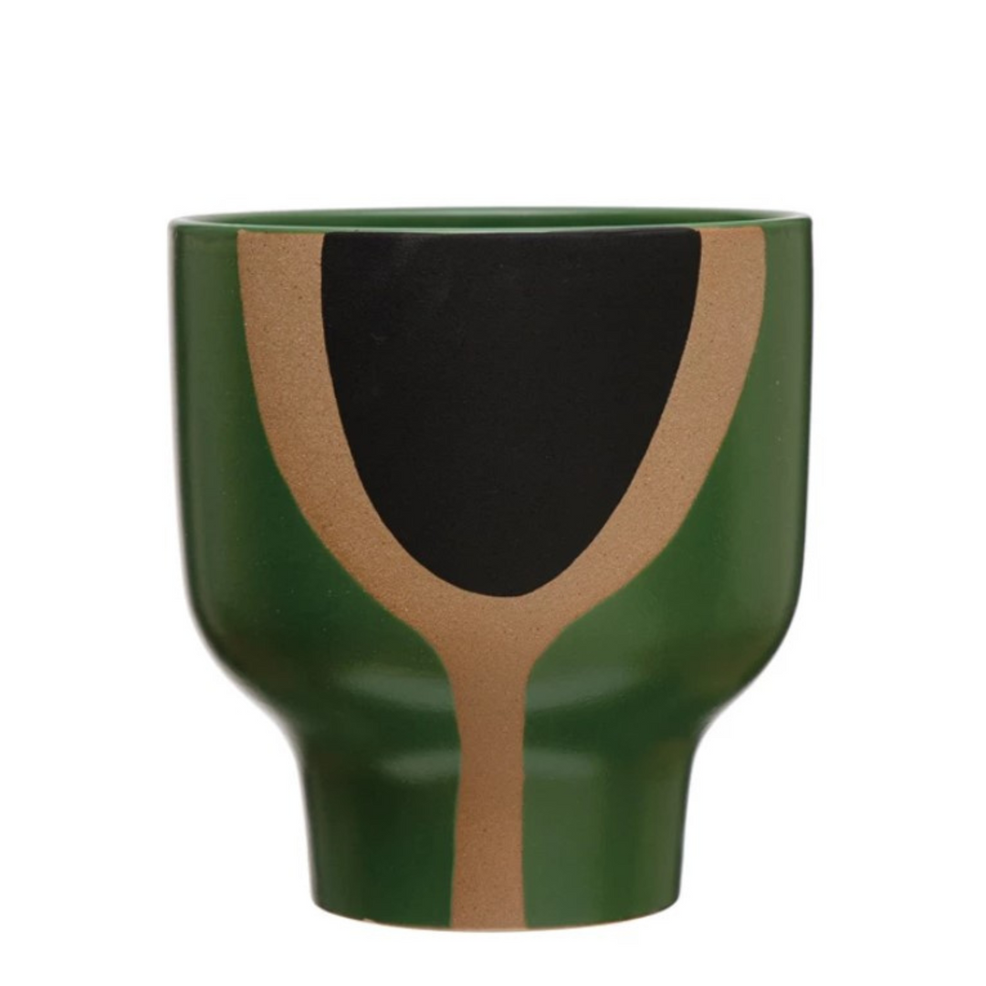Abstract Stone Planter